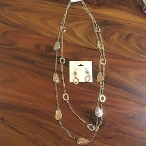 Necklace with earrings